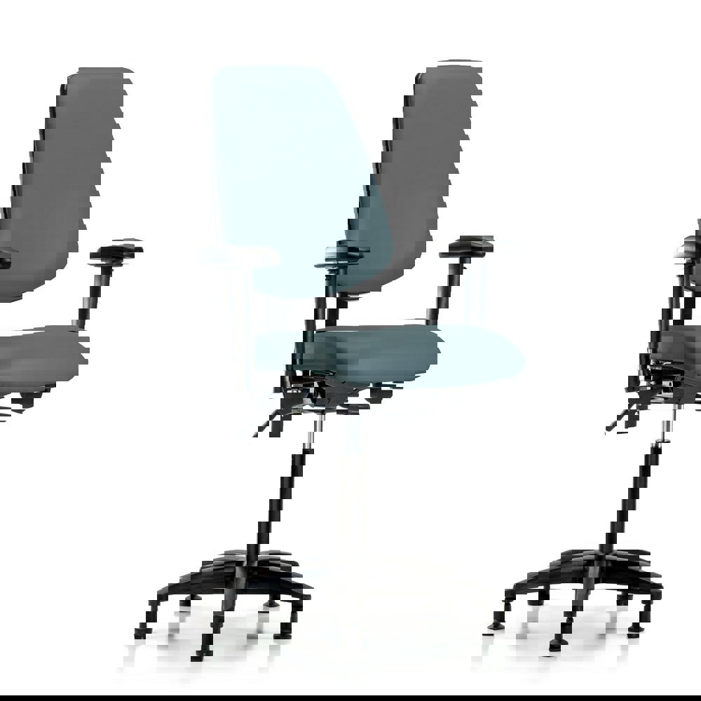 Task Chair: Vinyl, Colonial Blue