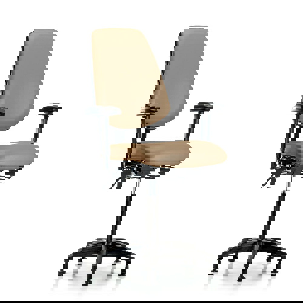 Task Chair: Vinyl, Taupe