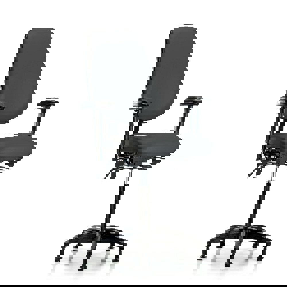 Task Chair: Vinyl, Charcoal