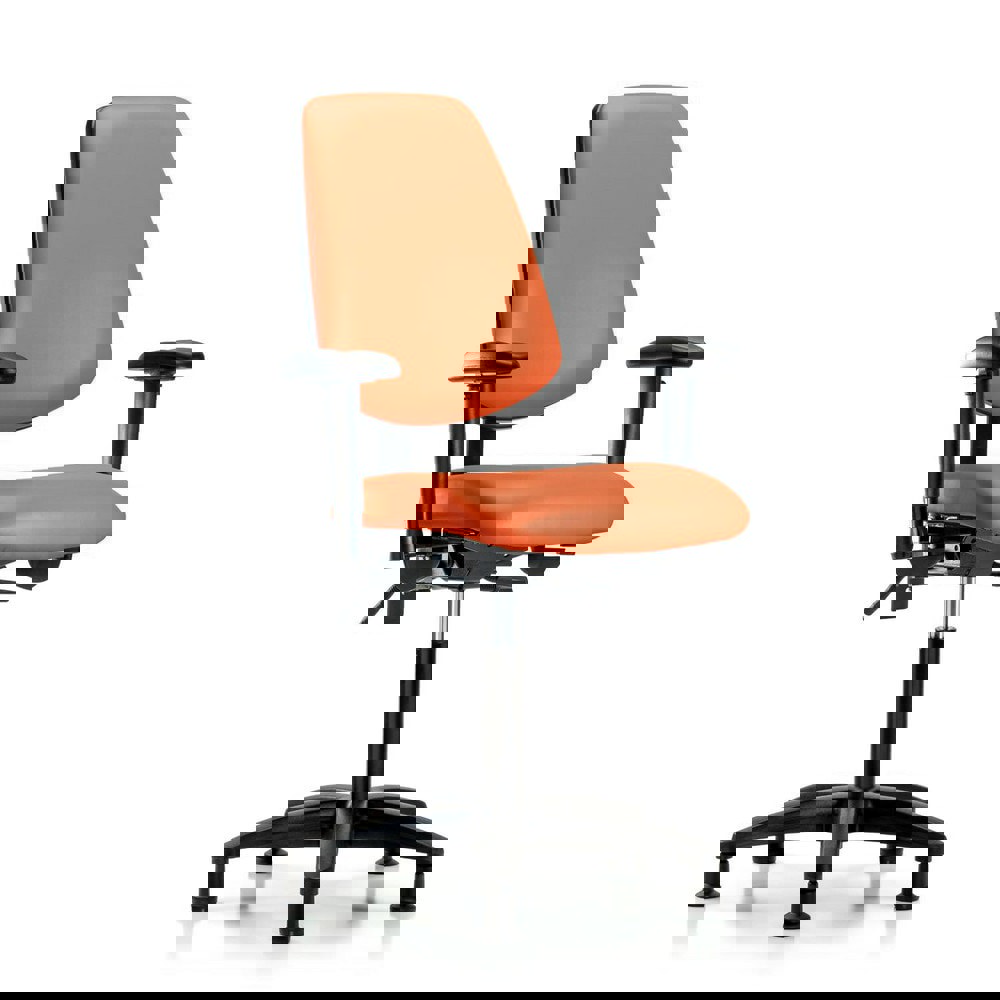 Task Chair: Vinyl, Orange Kist