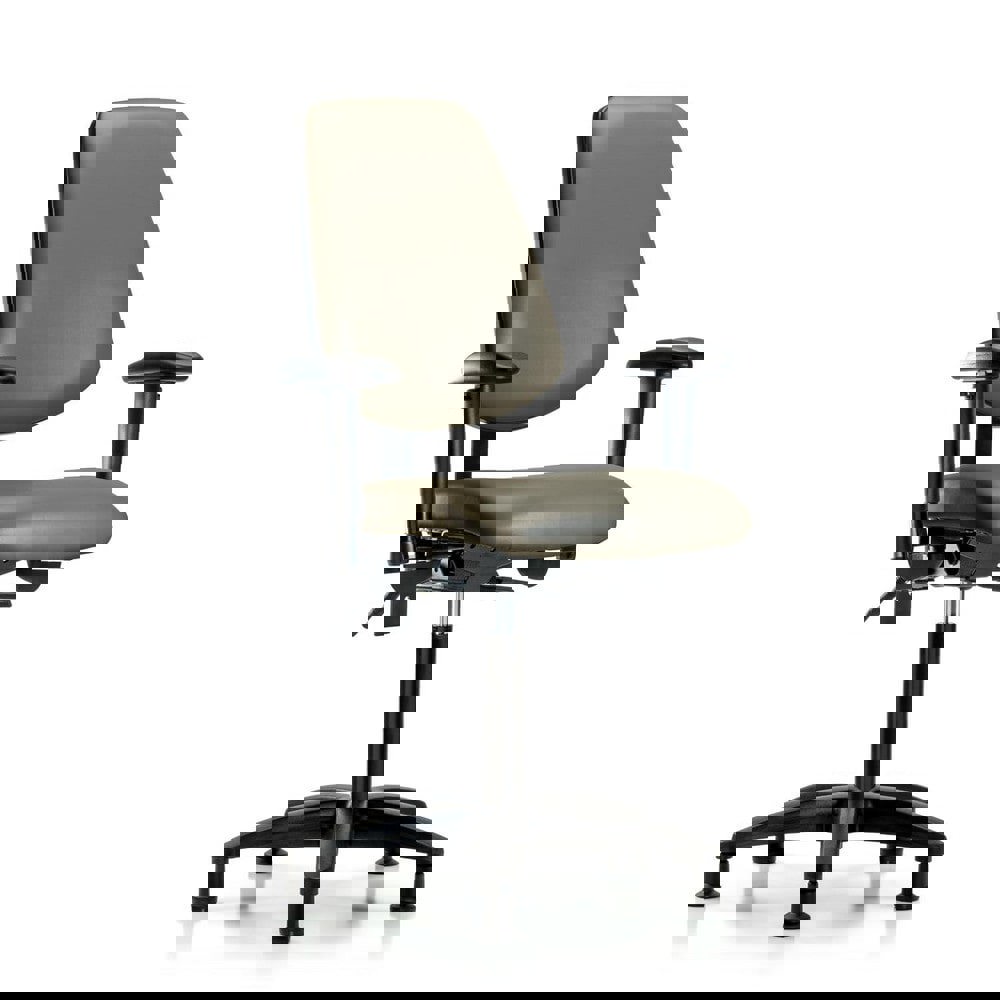 Task Chair: Vinyl, Taupe