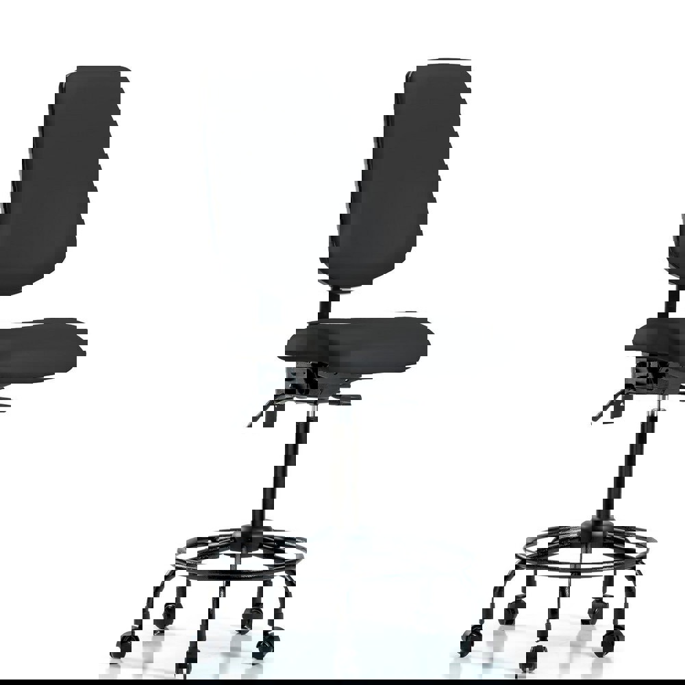 Task Chair: Vinyl, Black