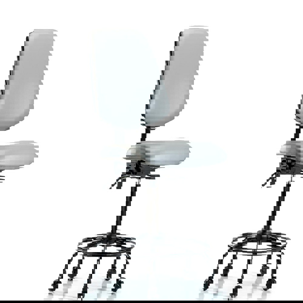 Task Chair: Vinyl, Dove