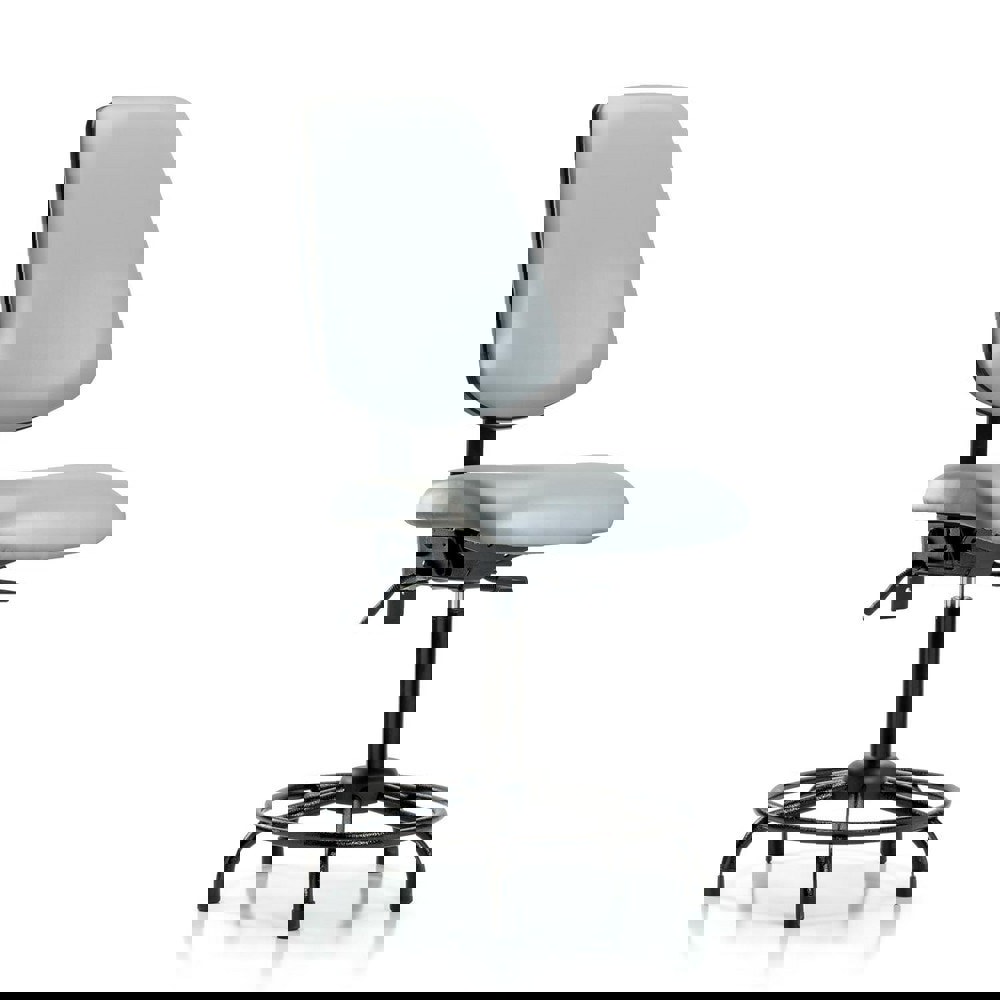 Task Chair: Vinyl, Dove