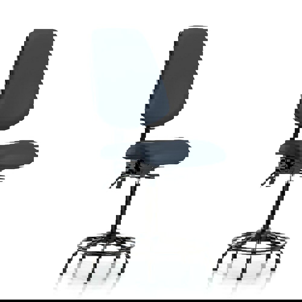 Task Chair: Vinyl, Imperial Blue