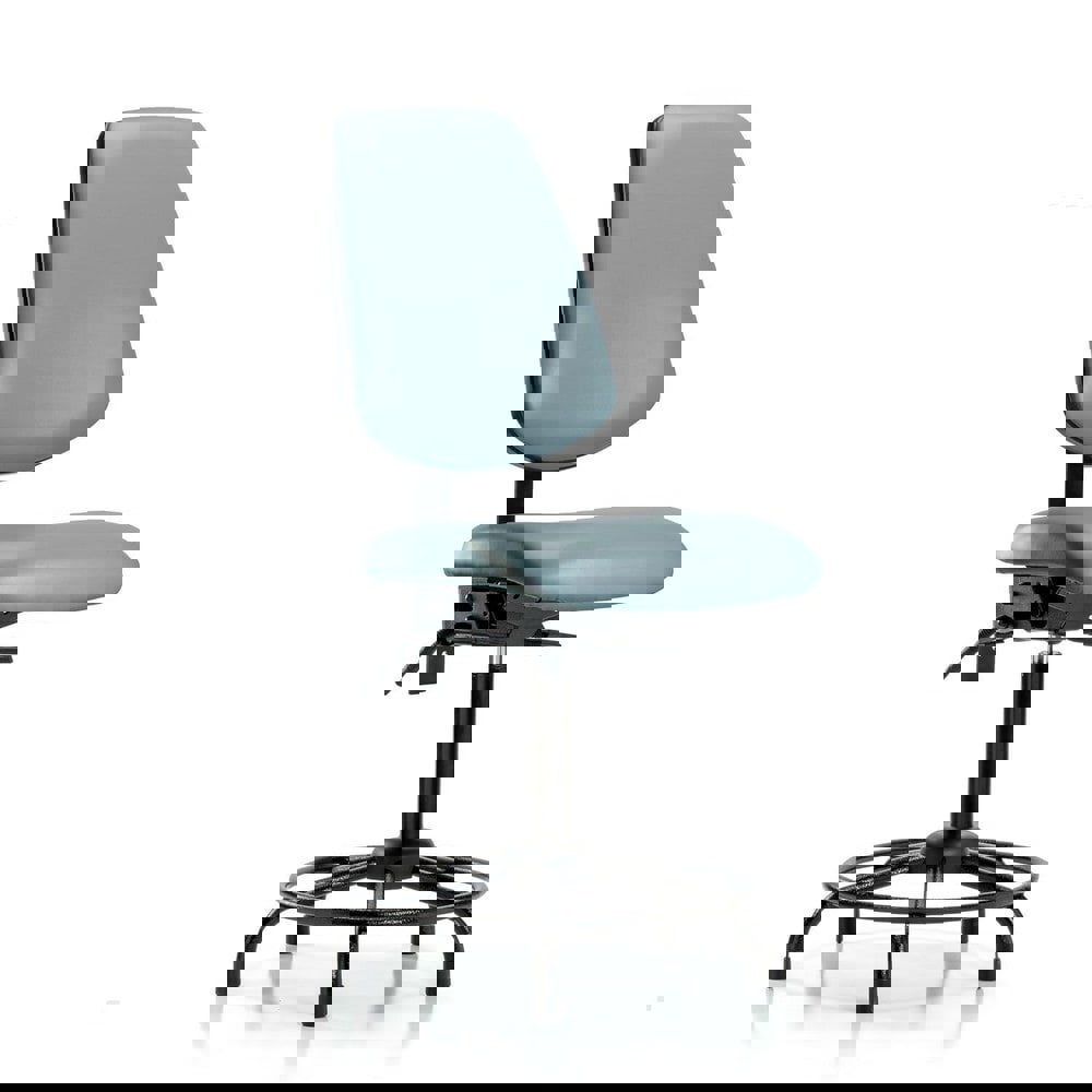 Task Chair: Vinyl, Storm