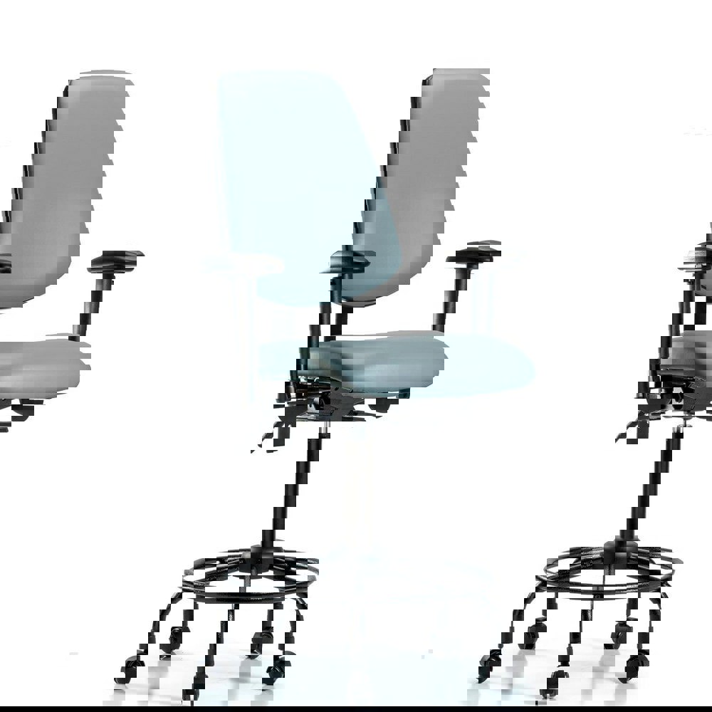 Task Chair: Vinyl, Storm