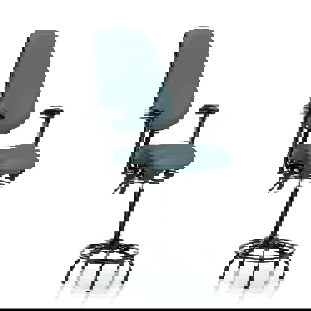 Task Chair: Vinyl, Colonial Blue