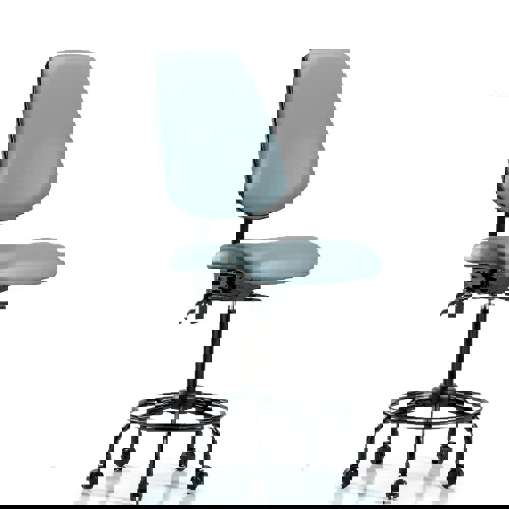 Task Chair: Vinyl, Storm