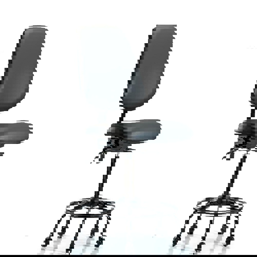 Task Chair: Vinyl, Carbon