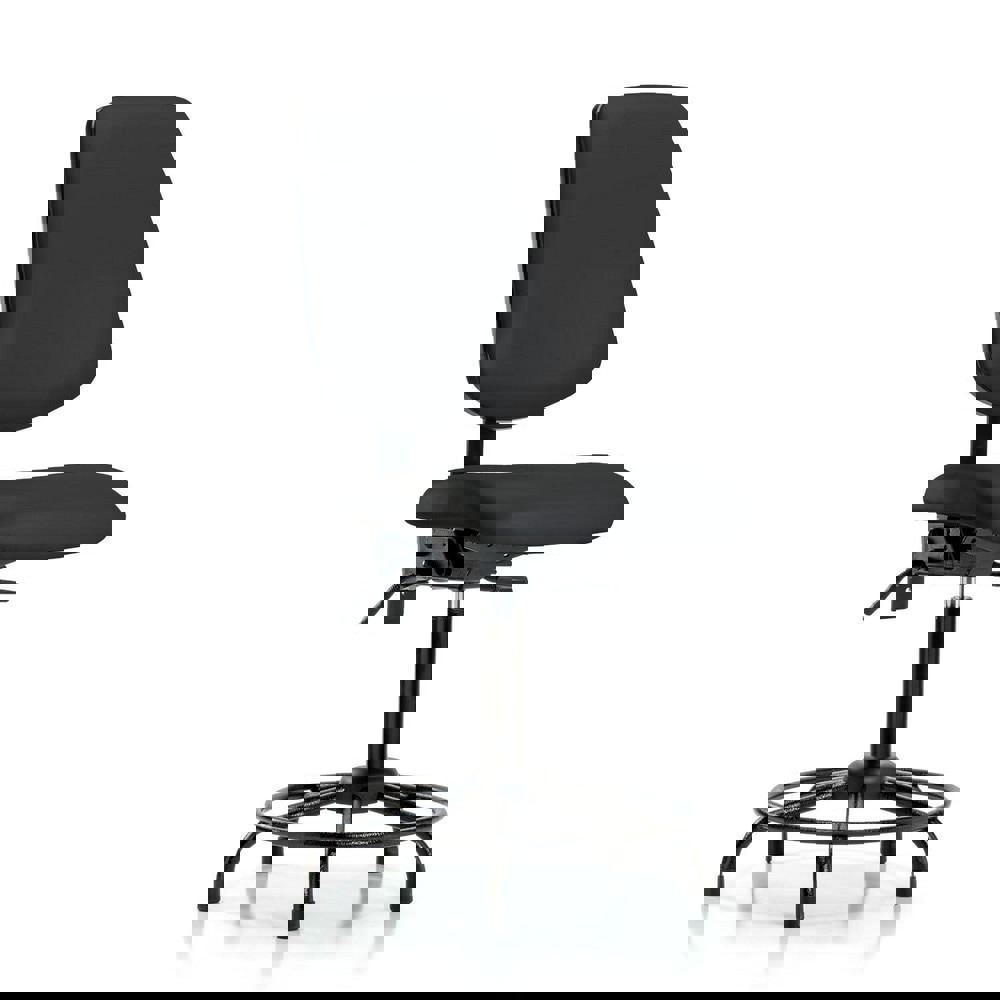 Task Chair: Vinyl, Black