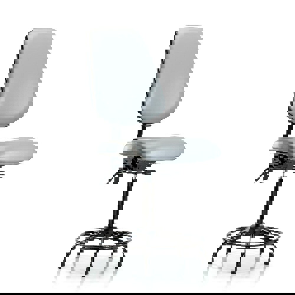 Task Chair: Vinyl, Dove