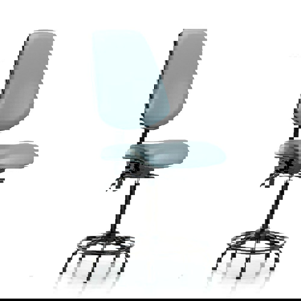 Task Chair: Vinyl, Storm