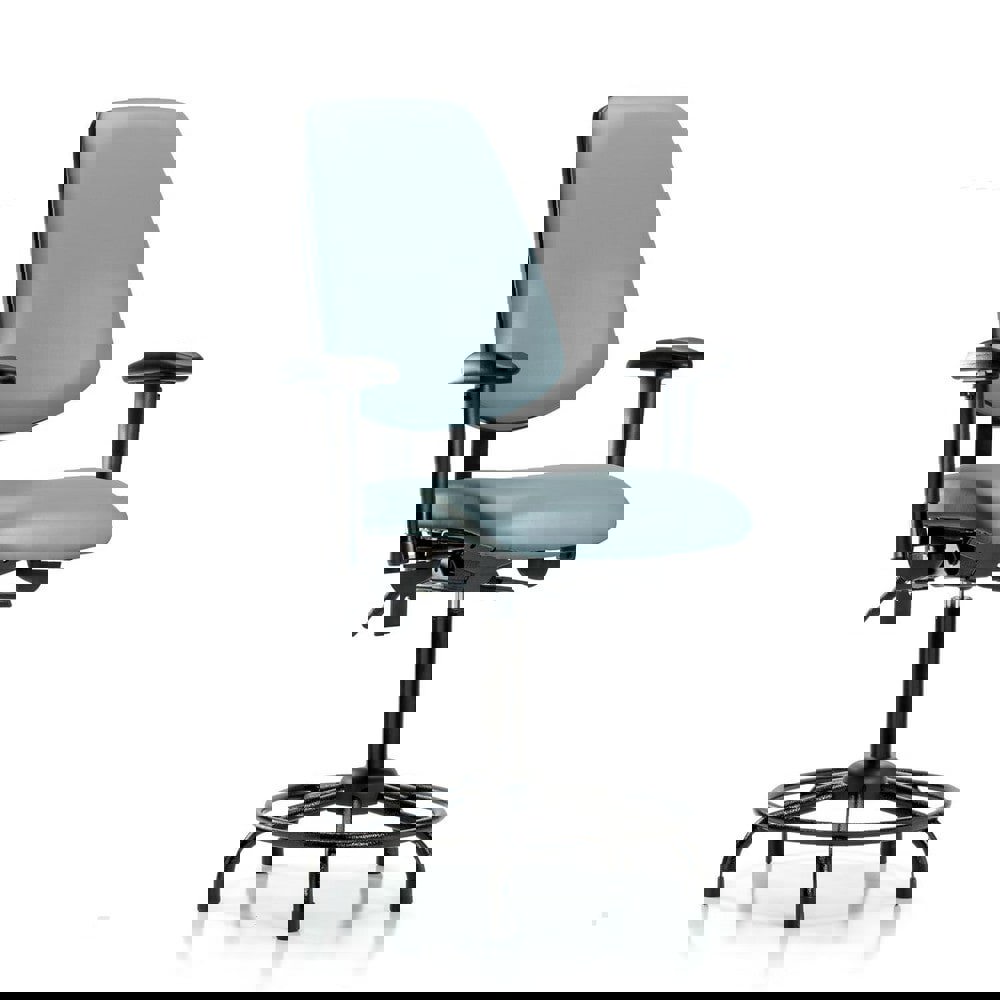 Task Chair: Vinyl, Storm