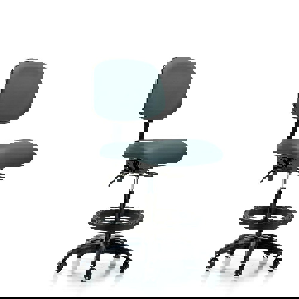 Task Chair: Vinyl, Colonial Blue