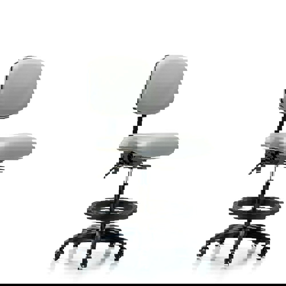 Task Chair: Vinyl, Dove