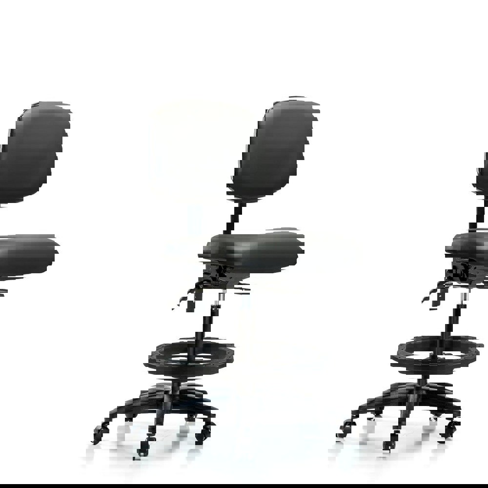 Task Chair: Vinyl, Carbon