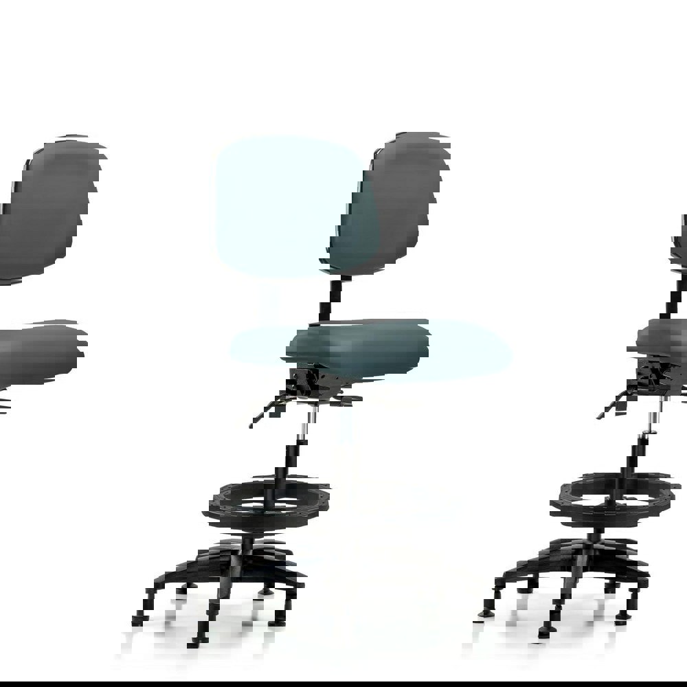 Task Chair: Vinyl, Colonial Blue