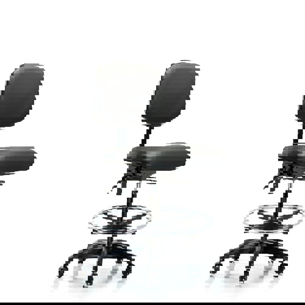 Task Chair: Vinyl, Carbon