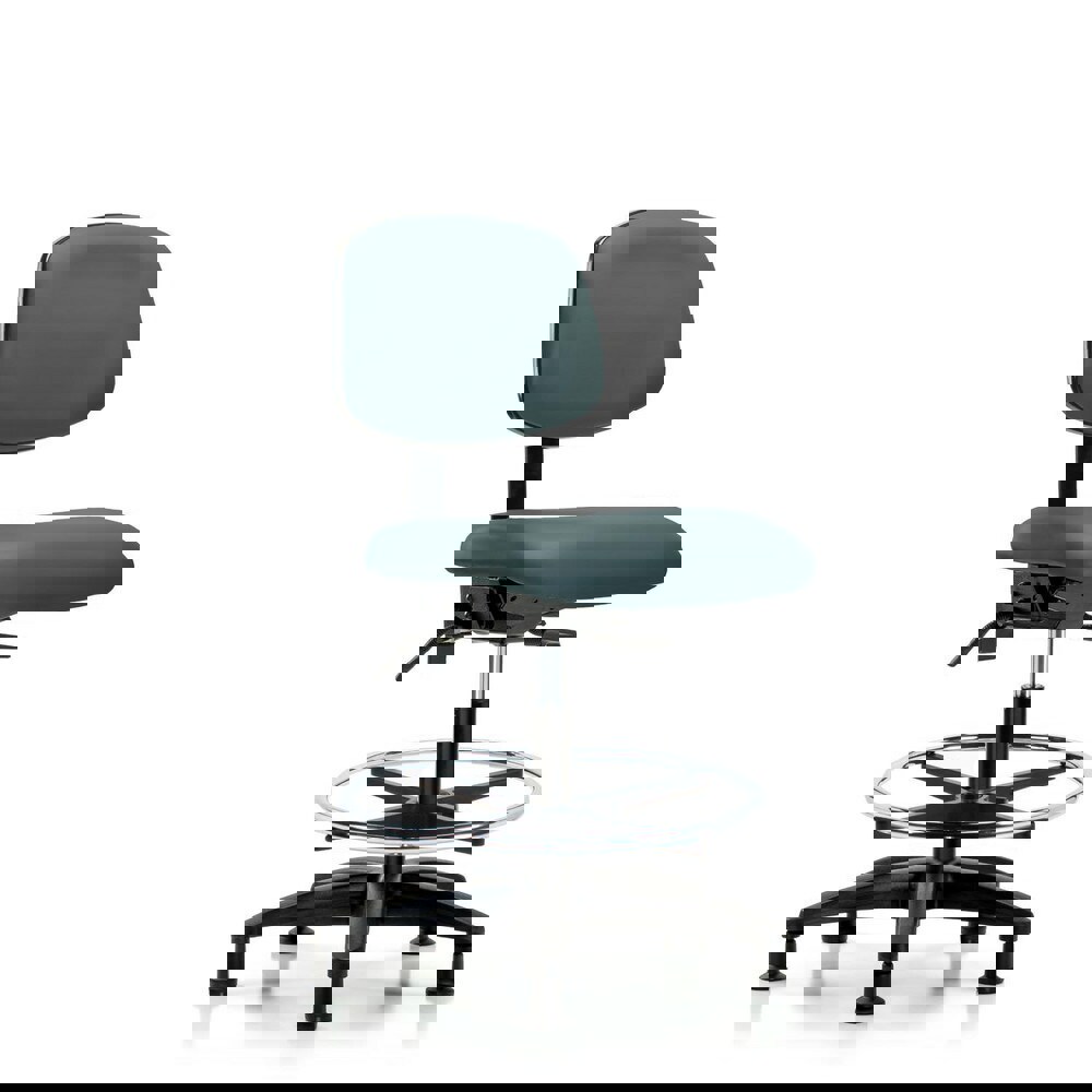 Task Chair: Vinyl, Colonial Blue