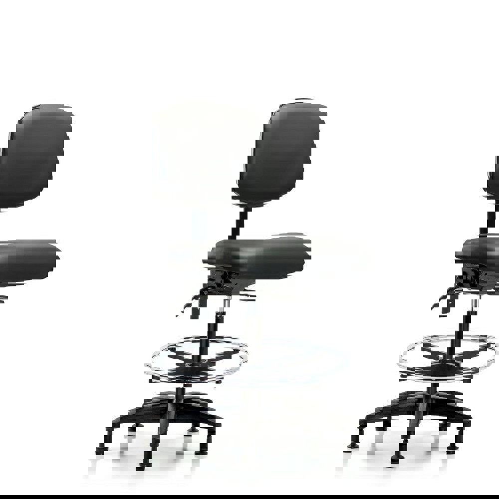 Task Chair: Vinyl, Carbon