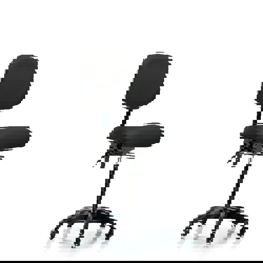 Task Chair: Vinyl, Black