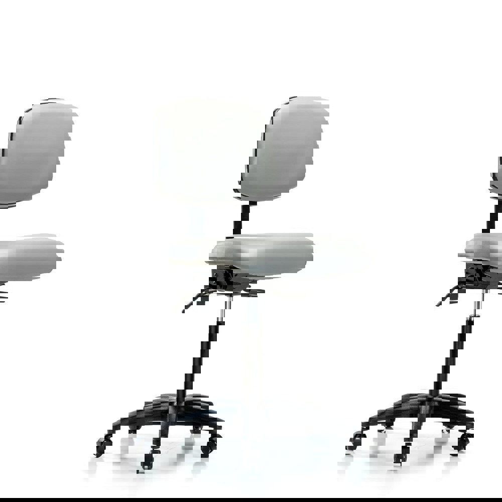 Task Chair: Vinyl, Dove