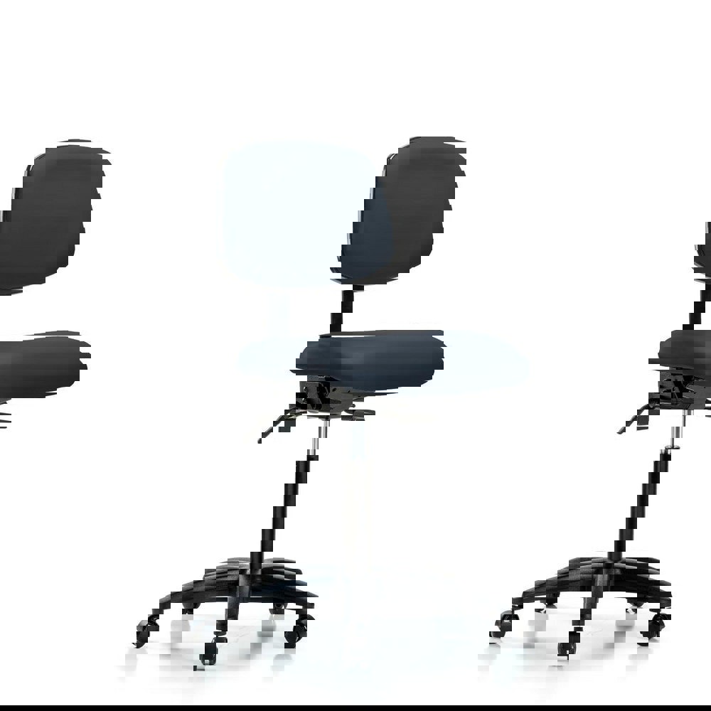 Task Chair: Vinyl, Imperial Blue