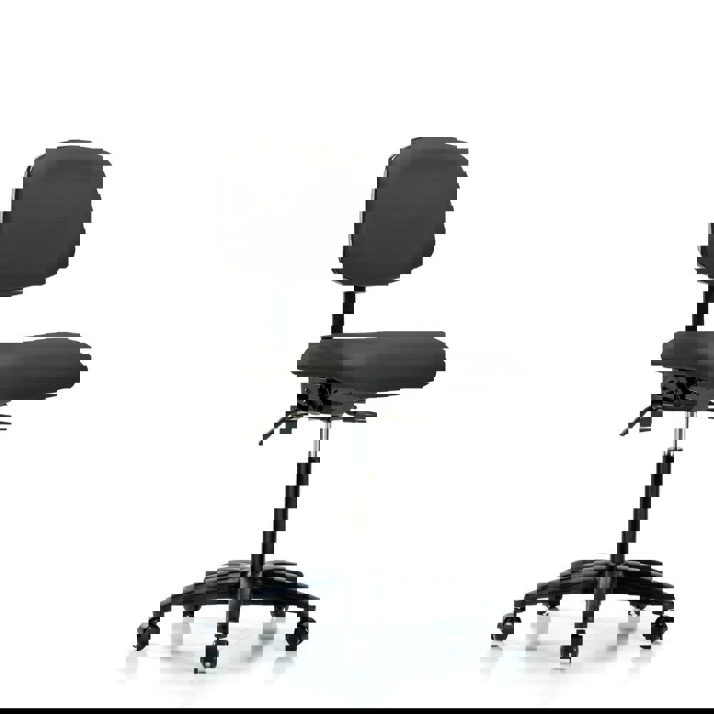 Task Chair: Vinyl, Charcoal