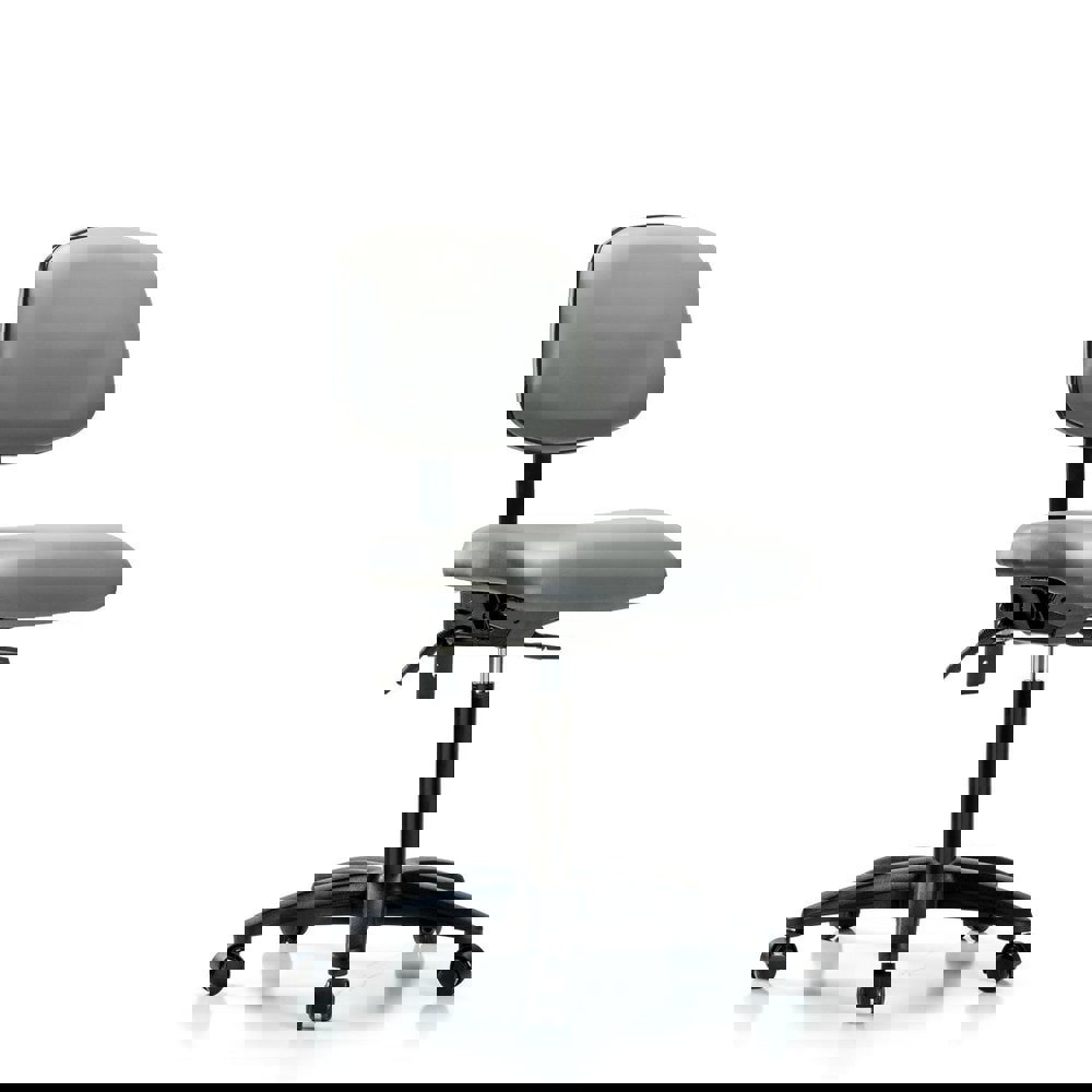 Task Chair: Vinyl, Sterling