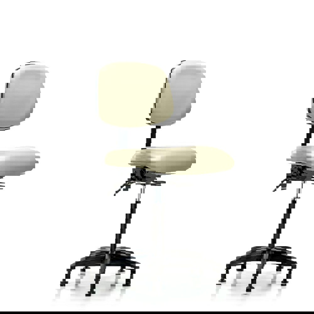 Task Chair: Vinyl, Adobe White