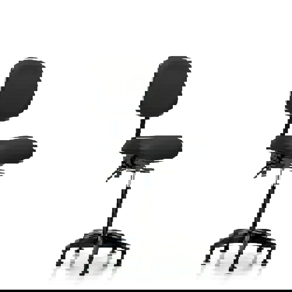 Task Chair: Vinyl, Black