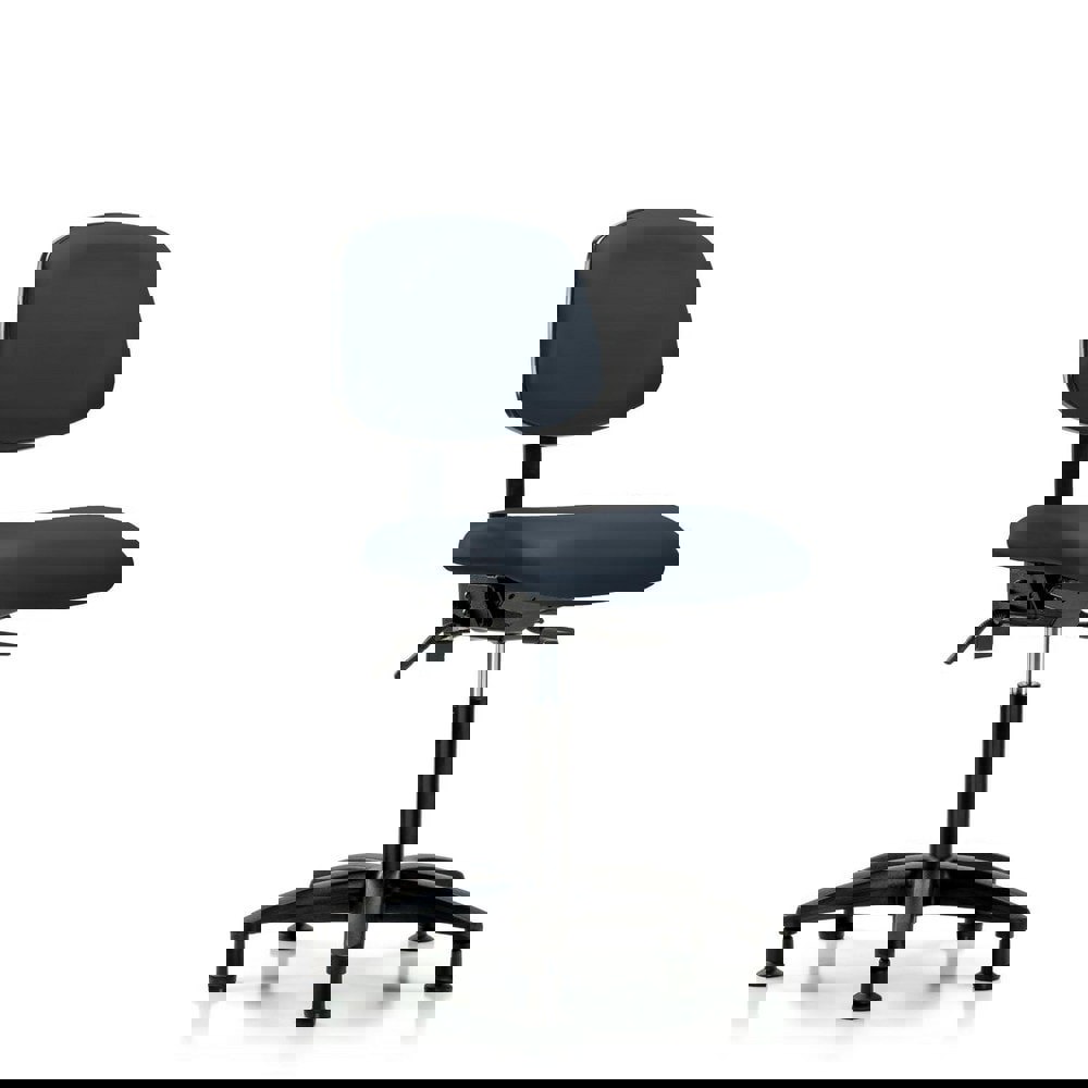 Task Chair: Vinyl, Imperial Blue