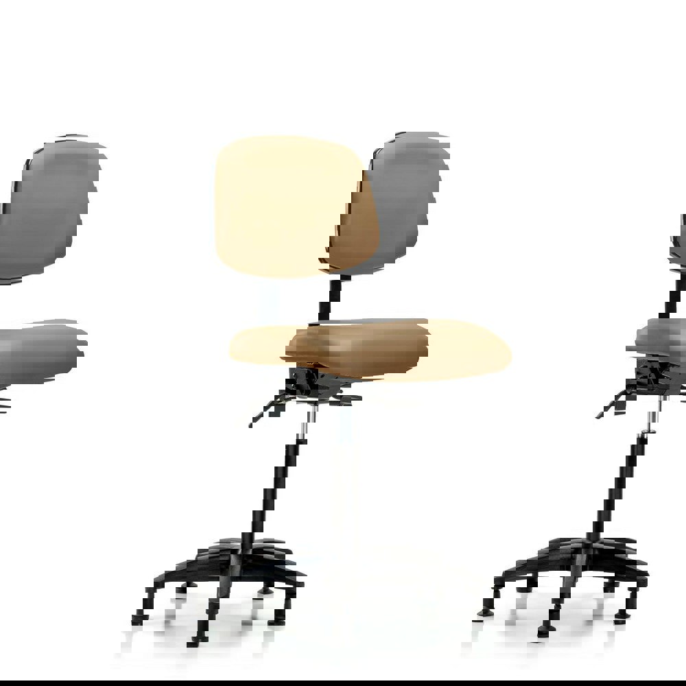 Task Chair: Vinyl, Taupe