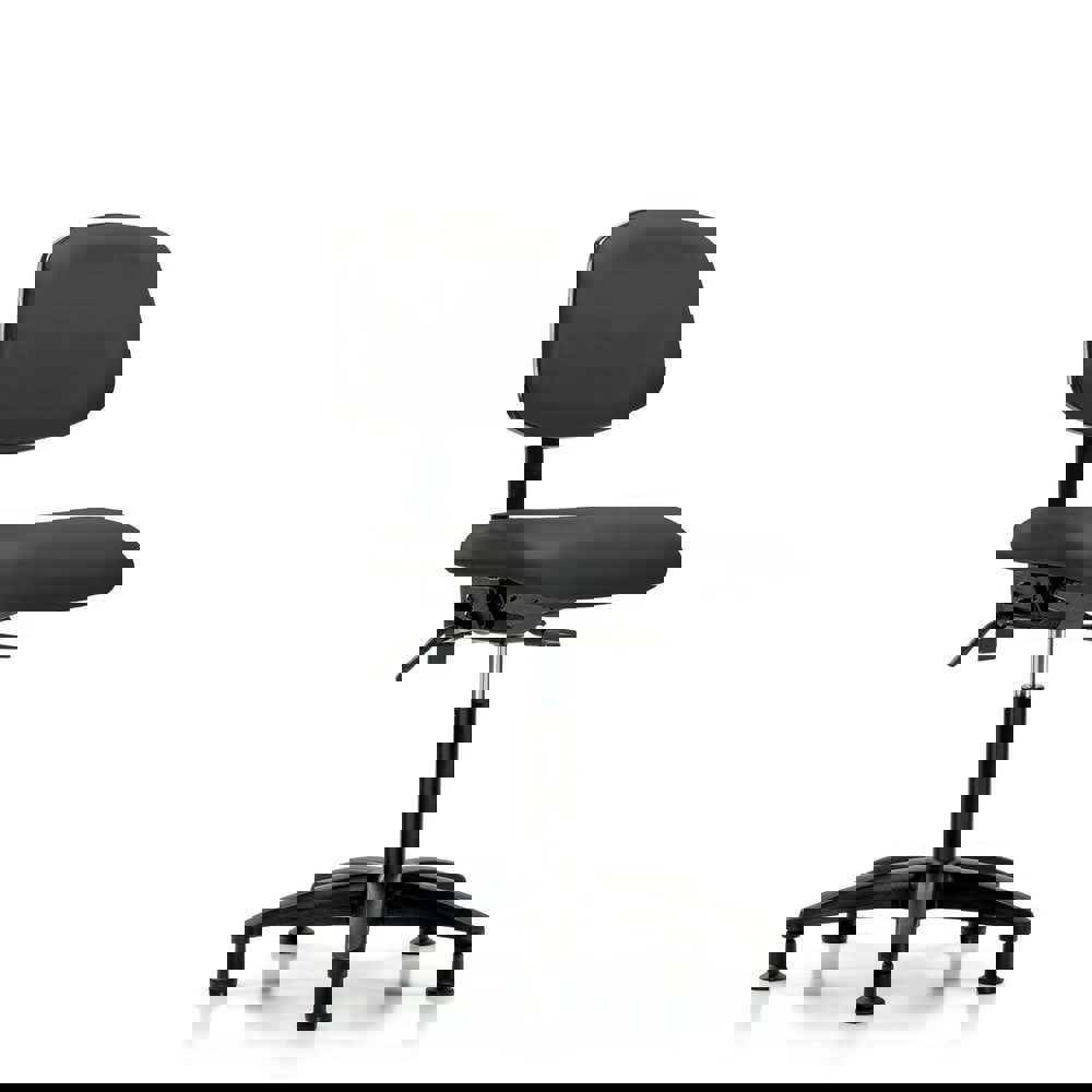 Task Chair: Vinyl, Charcoal