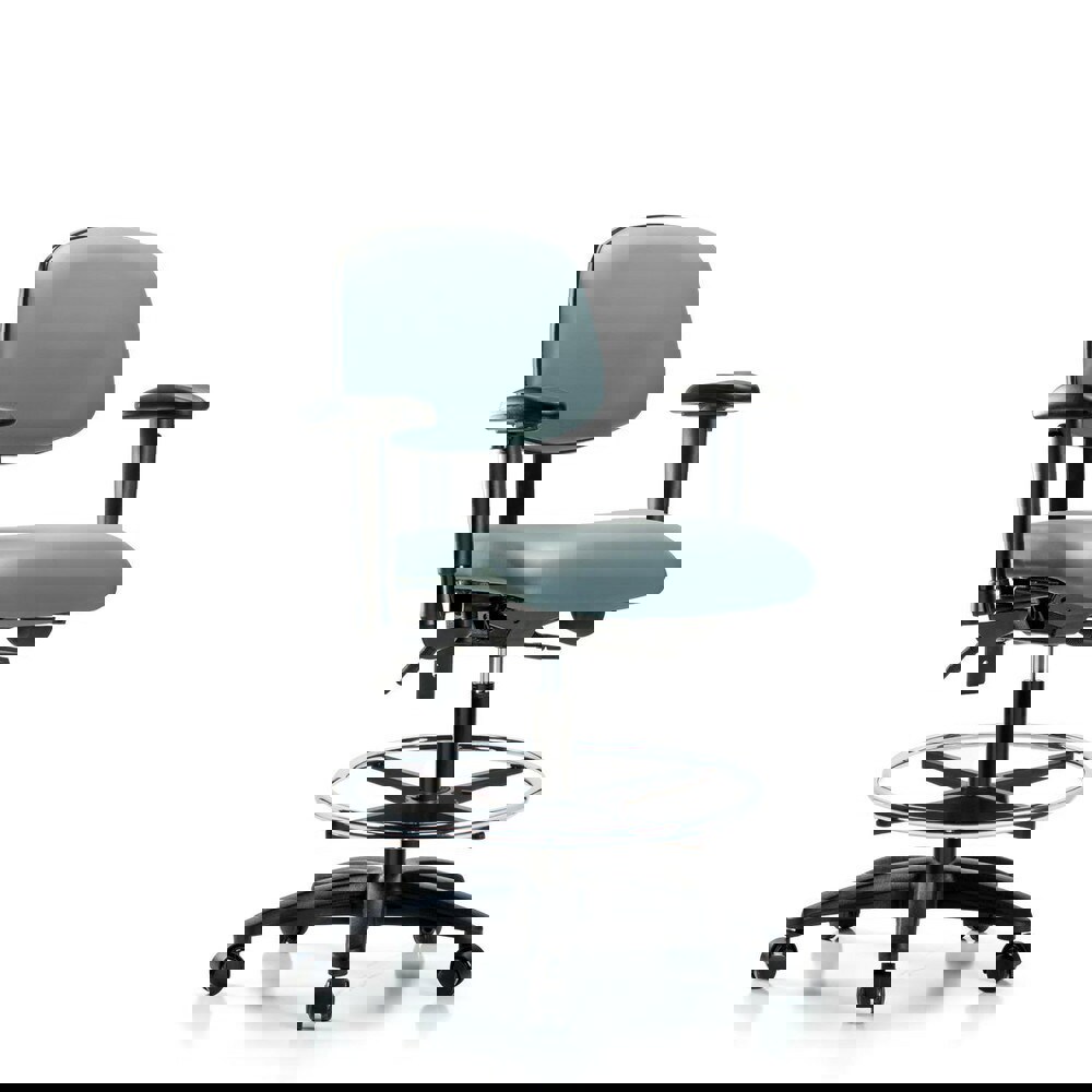 Task Chair: Vinyl, Storm