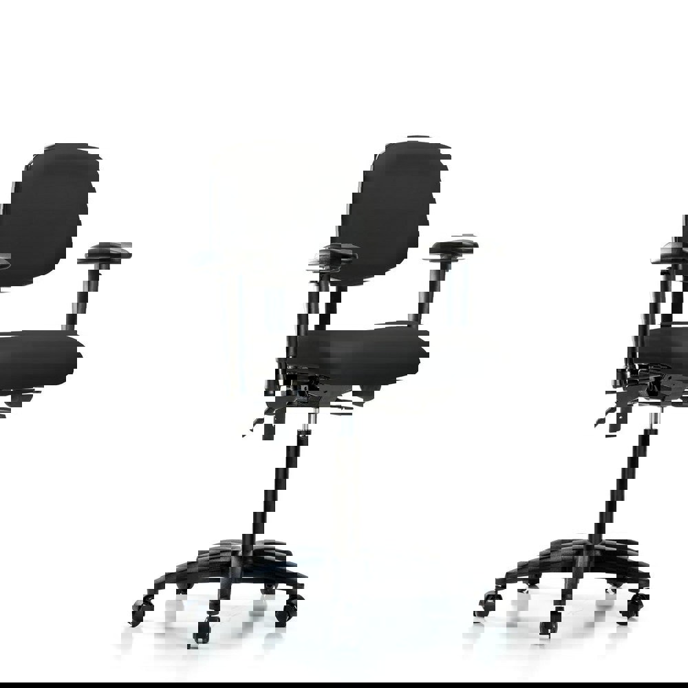 Task Chair: Vinyl, Black