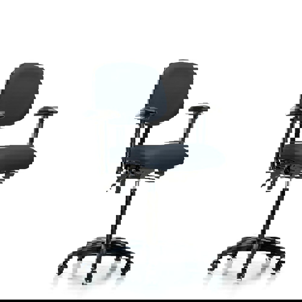 Task Chair: Vinyl, Imperial Blue