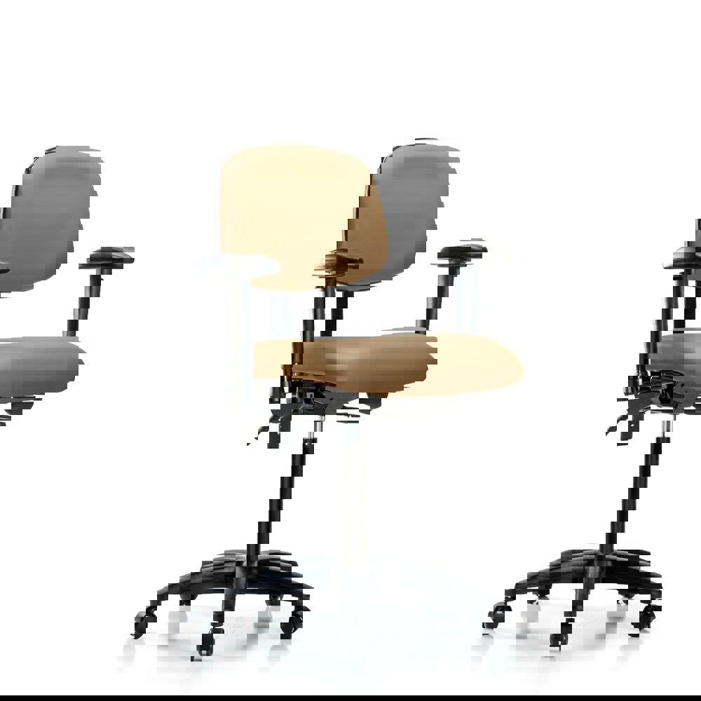 Task Chair: Vinyl, Taupe