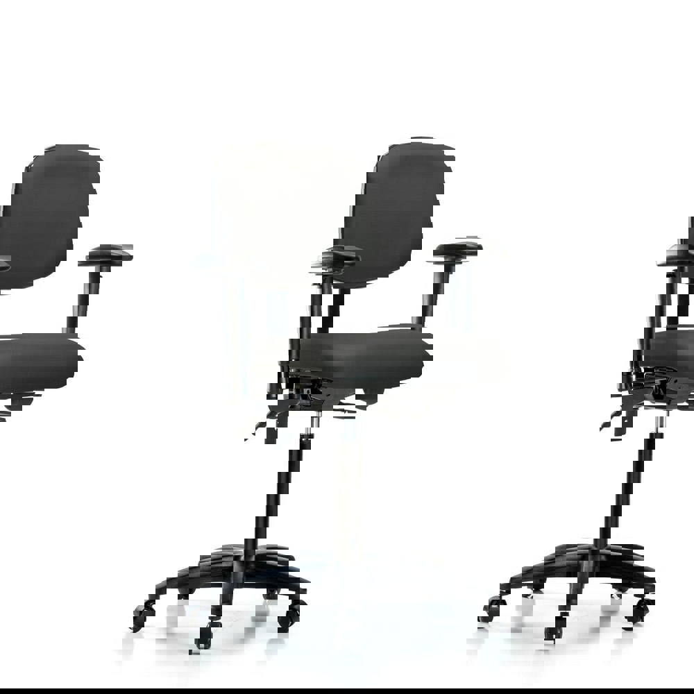 Task Chair: Vinyl, Charcoal