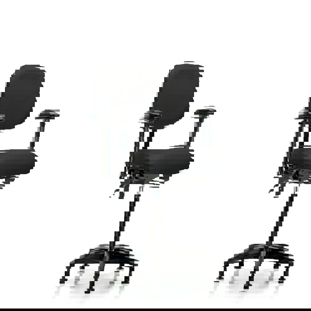 Task Chair: Vinyl, Black