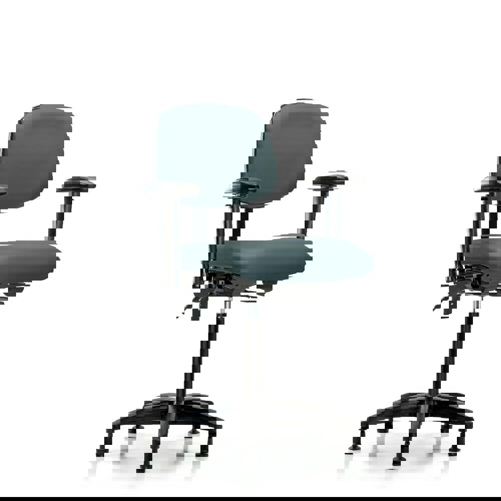 Task Chair: Vinyl, Colonial Blue