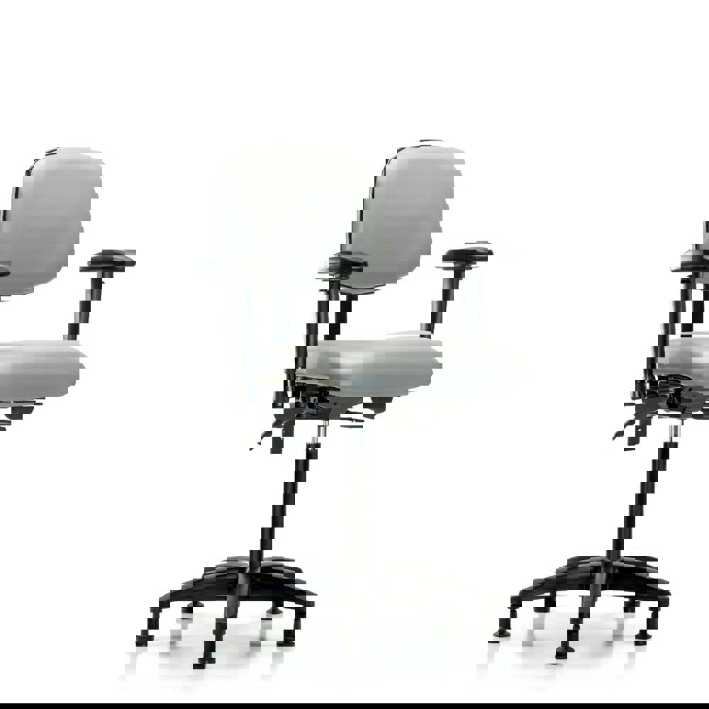 Task Chair: Vinyl, Dove