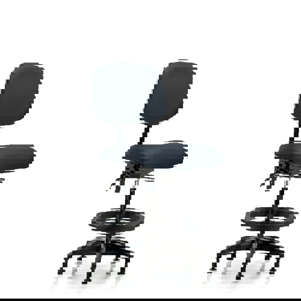 Task Chair: Vinyl, Imperial Blue