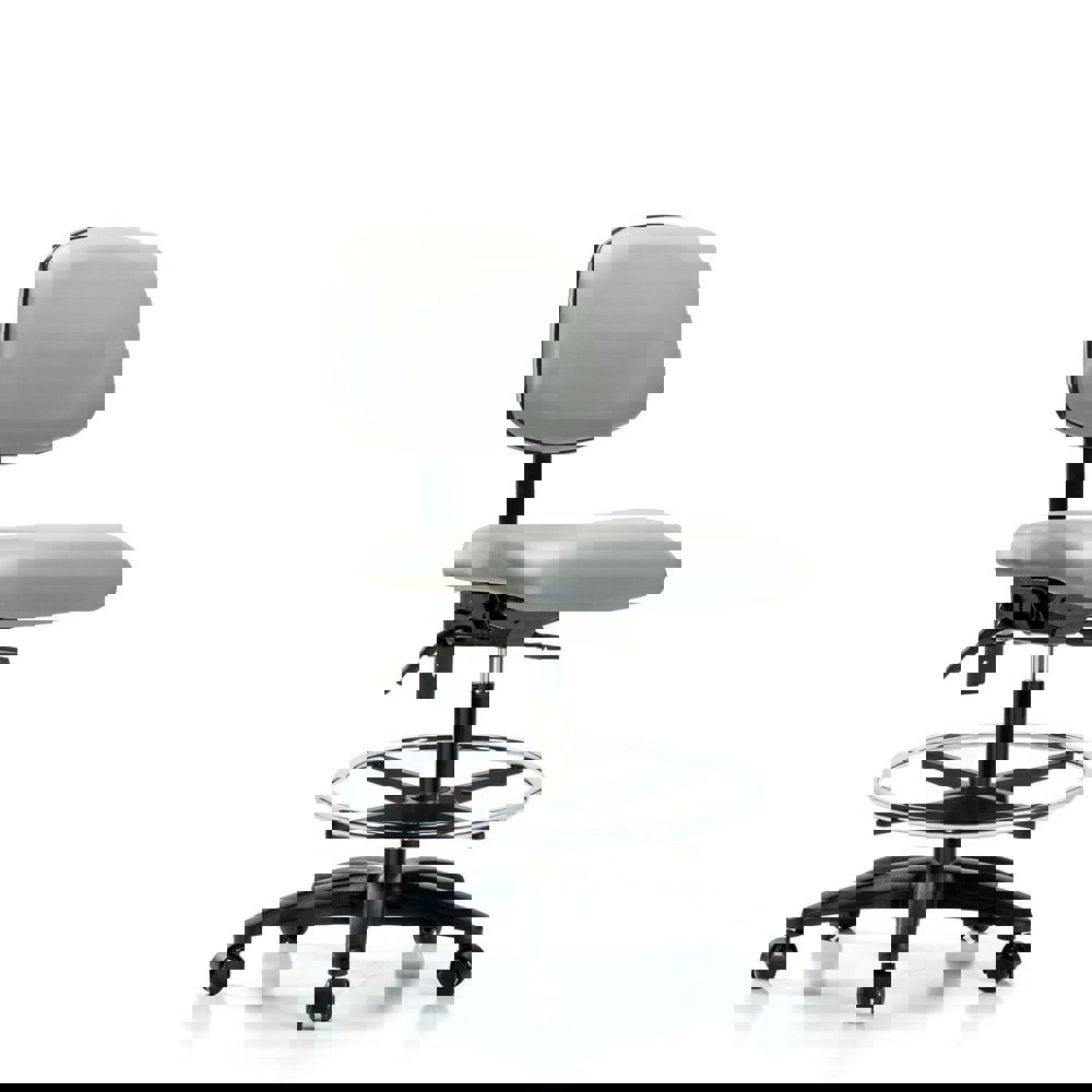 Task Chair: Vinyl, Dove