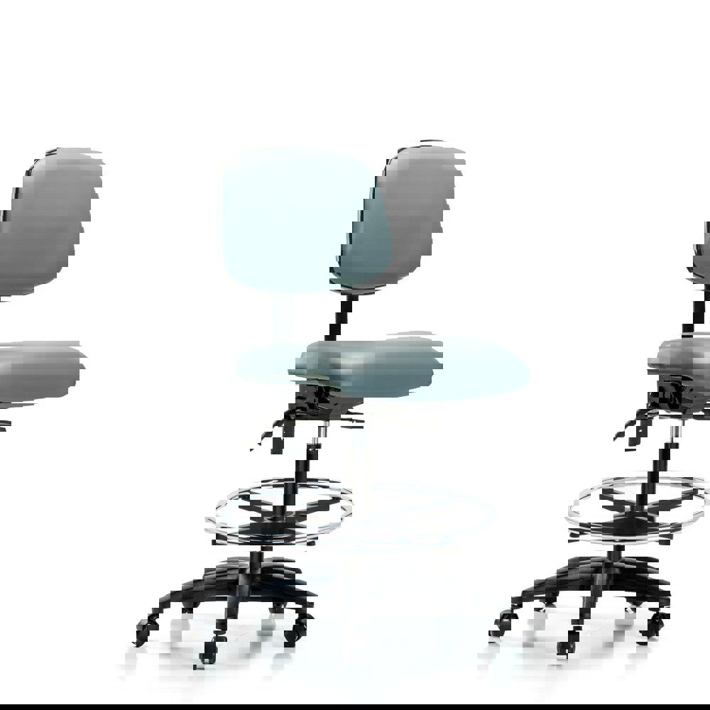 Task Chair: Vinyl, Storm