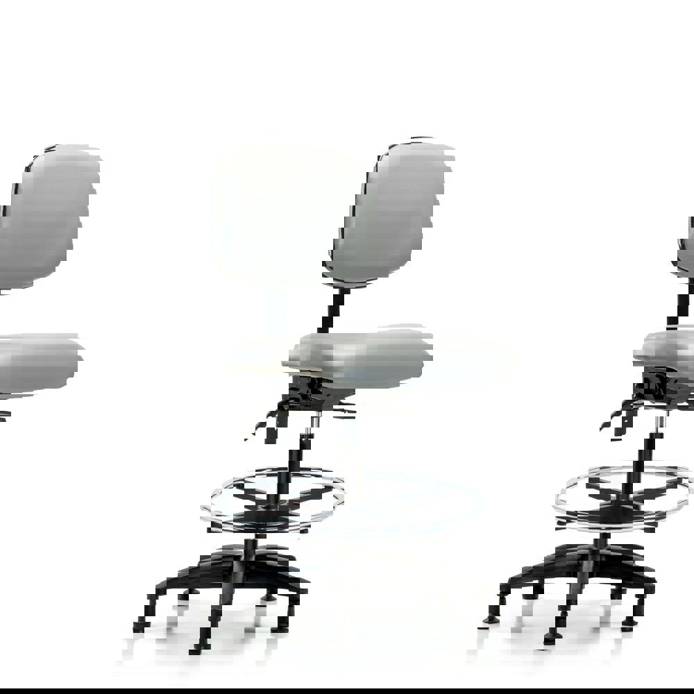 Task Chair: Vinyl, Dove