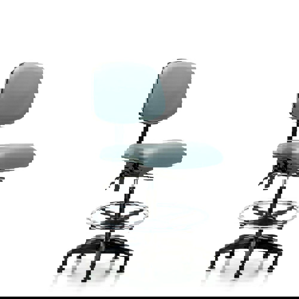 Task Chair: Vinyl, Storm