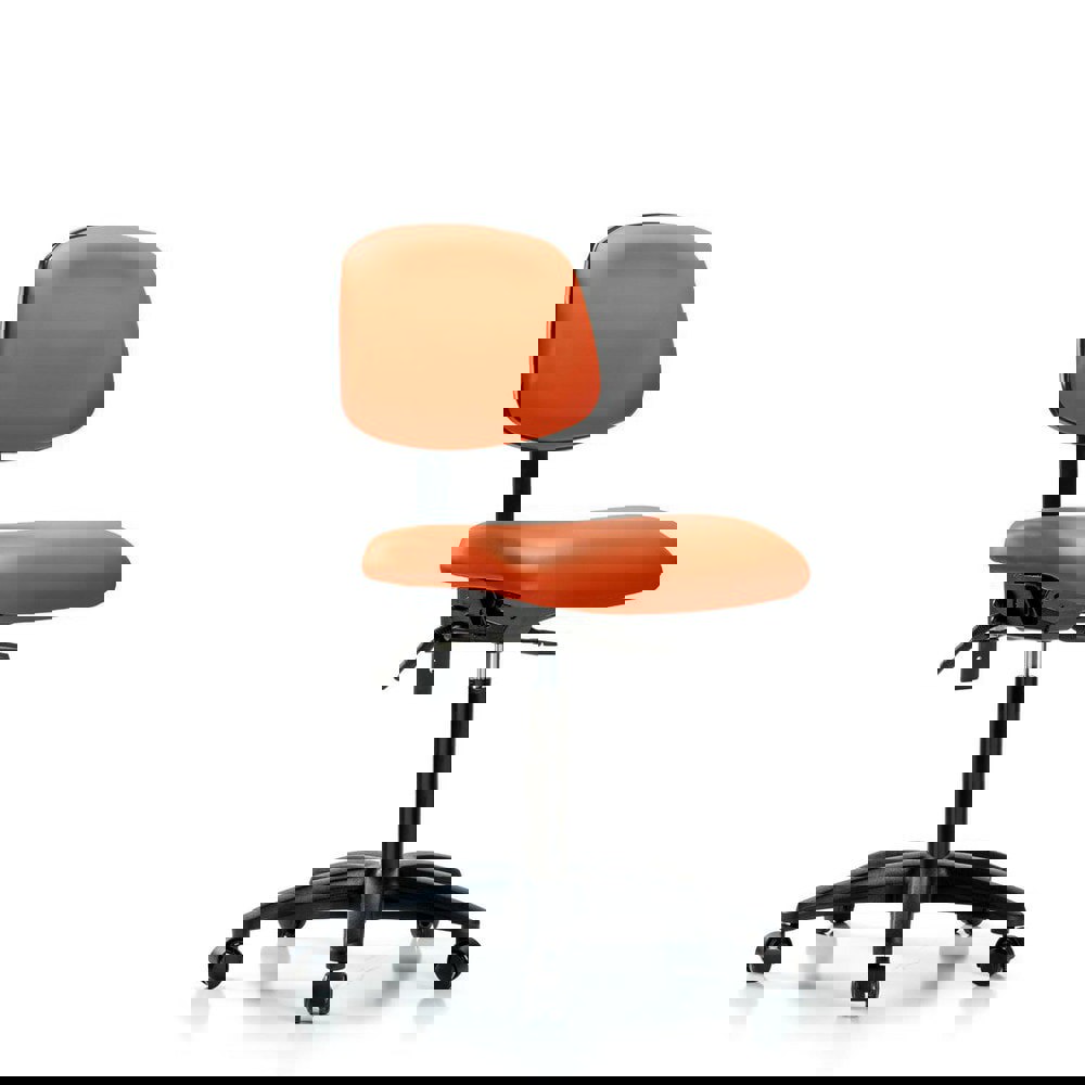 Task Chair: Vinyl, Orange Kist