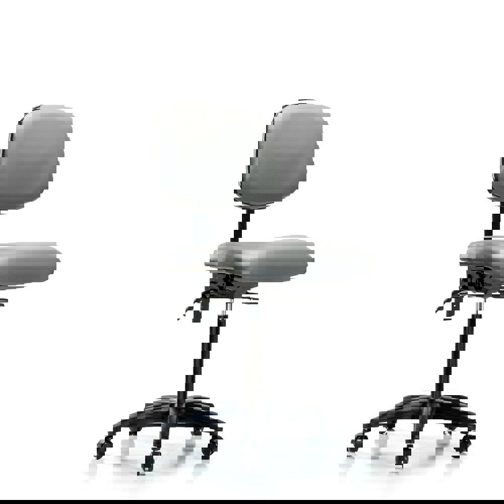 Task Chair: Vinyl, Sterling